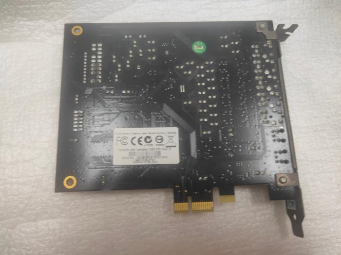 創新科技Creative Labs SB0880 X-Fi Titanium 7.1 鈦金光纖 PCI-E 1x 音效卡
