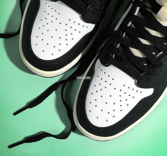 專櫃貨Air Jordan 1 High OG 黑白黃綠 腳趾 文化男子籃球鞋
