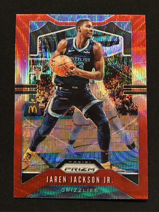 JJJ 紅波亮 2019-20 Prizm Jaren Jackson Jr Red Wave 金屬卡