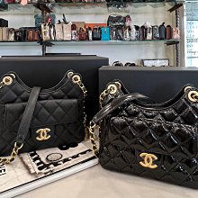 【茱麗葉精品】全新精品CHANEL 專櫃商品 AS3710 Hobo Bag 菱格魚子醬牛皮肩/斜背小號流浪包.黑 現貨