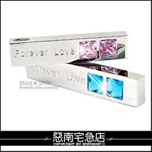 惡南宅急店【3450A】合金 『FOREVER LOVE方塊項鍊』立體專櫃造型版情侶對鍊。單款區