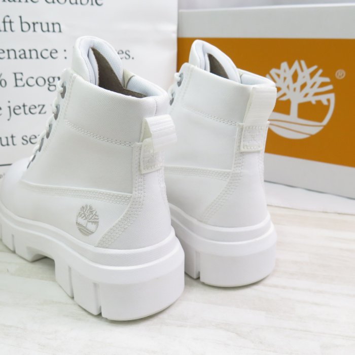 Timberland GREYFIELD FABRIC BT WHI 女款低筒靴 A2JFQ 白【iSport愛運動】