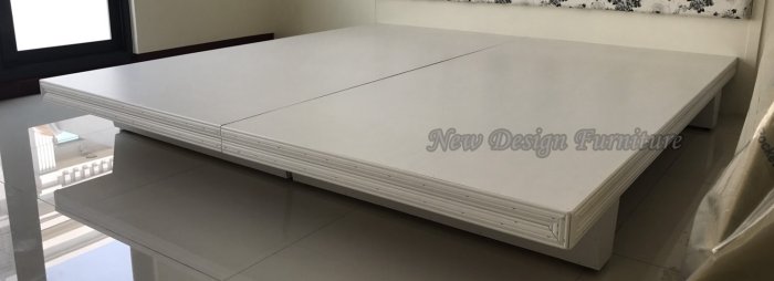 【N D Furniture】台南在地家具-三分經濟型耐磨防刮日式木屐3.5尺床底/加高床架NS