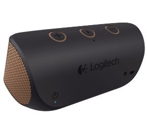 棕色,羅技Logitech X300行動無線藍牙立體聲音箱,免提電話視訊會議 擴音器麥克風 4喇叭 SKYPE LINE