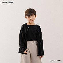 S~XL ♥外套(BLACK) BUCKETLIST-2 24夏季 BUC240417-003『韓爸有衣正韓國童裝』~預購