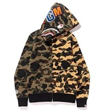 【日貨代購CITY】BAPE 1ST CAMO HALF SHARK FULL ZIP HOODIE APE 半鯊 現貨