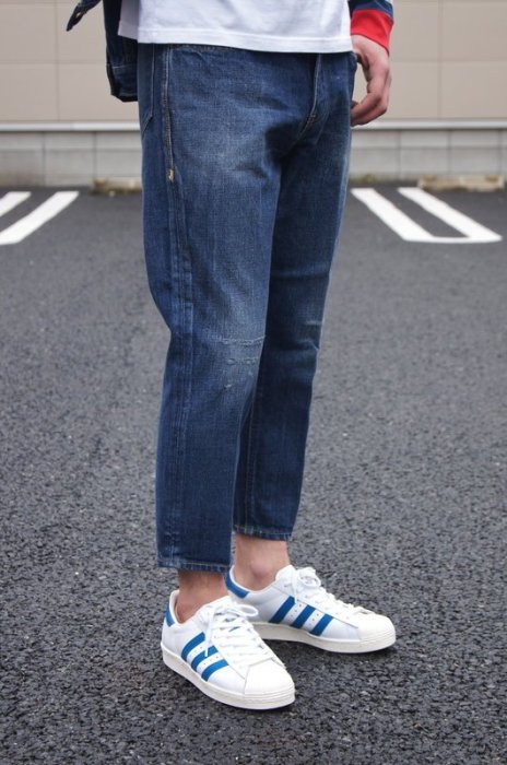 特價「NSS』CANTON BEDWIN 9/L DENIM PANTS F JESSEE 九分 破壞 牛仔褲 3