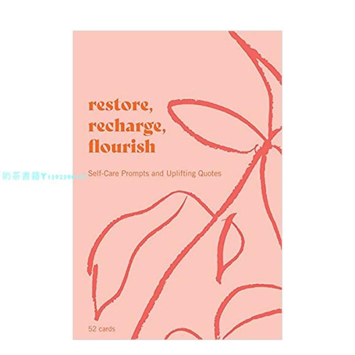 【預 售】52張自我療愈卡片Self-Care Cards: Restore Recharge Flourish 治愈自我療傷充能激勵卡牌 英文書籍