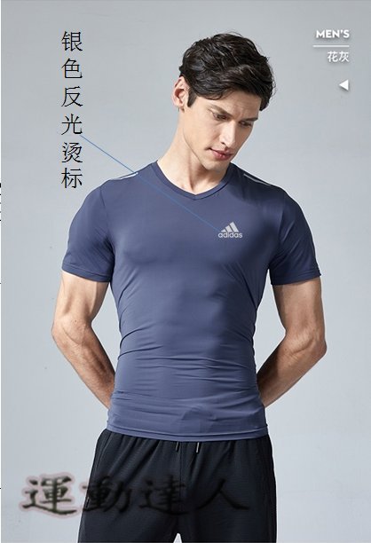 『運動達人』Adidas 愛迪達 阿迪達斯 短袖 短T 半袖衫 經典 健身上衣T2965