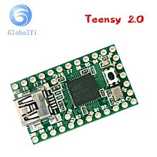 Teensy2.0USB AVR 開發板 鍵盤滑鼠ISP U盤實驗板mega32u4 W177.0427