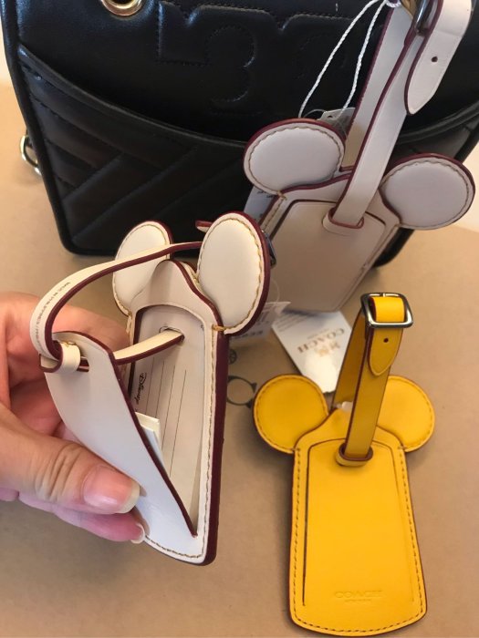 美國代購 coachxDisney 米奇聯名款吊飾