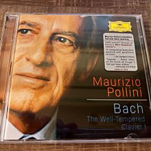 【㊣二手CD】Bach:The Well-Tempered Clavier I~Maurizio Pollini 波利尼 （made in Germany)