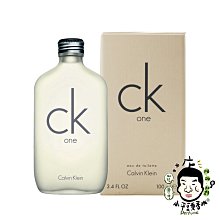 《小平頭香水店》Calvin Klein CK One 中性淡香水 100ML 新舊包裝隨機出貨