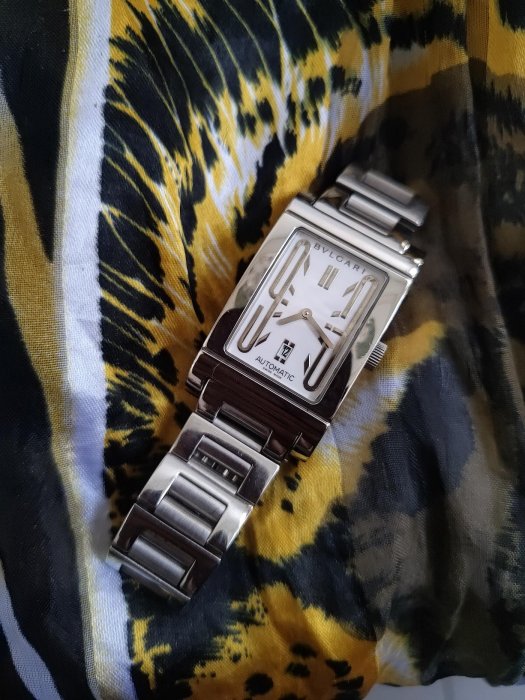 品牌寶格麗機械自動男錶BVLGARI一元起標 競標商品 手表 瑞士表Rettangolo珠寶 精品 高檔 名牌 時尚 義大利腕錶 奢華 國際