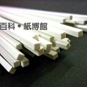 【紙百科-1mm】白色ABS材質-實心方棒(模型製作,可熱塑形方棒)
