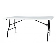 [ 家事達 ]OA-161-8　攜帶式6×2尺環保 折腳會議桌 特價