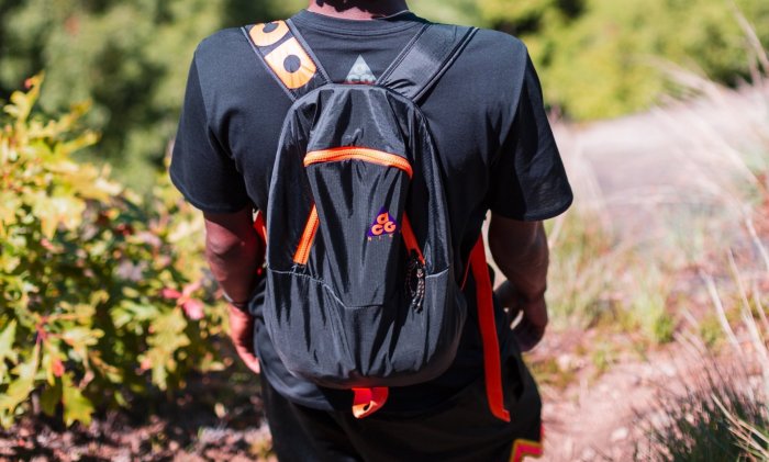 =CodE= NIKE ACG PACKABLE BACKPACK 防水針織後背包(黑橘)BA5841-537 收納預購