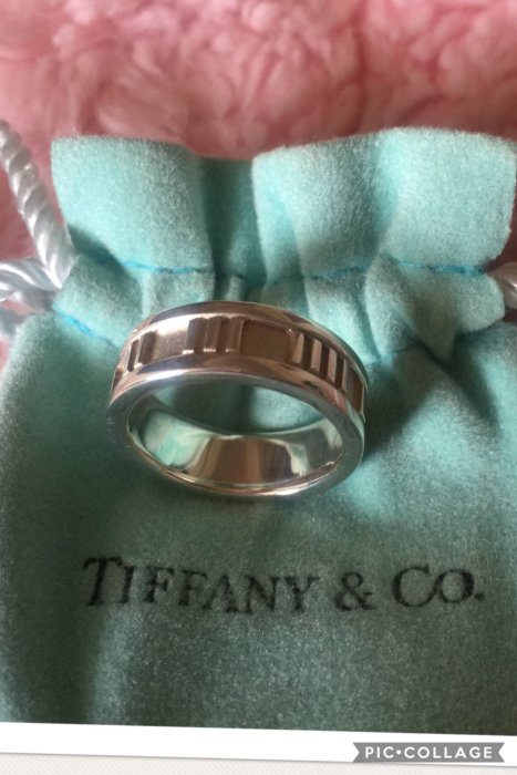 Tiffany & Co 100%真品 925 純銀 羅馬數字 戒指