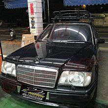 【小鳥的店】BENZ W124 賓士 快克 橫桿 車頂架 行李架 附認證 TLS-01  低風阻橫桿 台製 霧黑