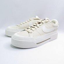 NIKE DM7590200 W Court Legacy Lift 女款 休閒鞋 厚底 米白奶茶【iSport愛運動】