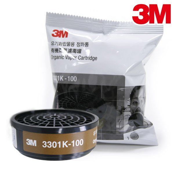 3M 防毒面具 3200 簡易單濾罐防毒口罩 搭配 3301K-100有機瀘罐 過濾甲苯 汽油 烤漆類氣體 呼吸護具 醫碩科技 含稅