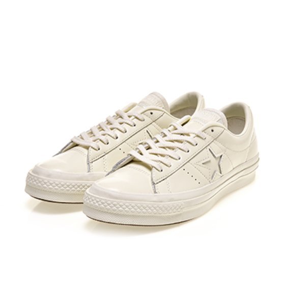 【Luxury】Converse one star hanbyeol leather 皮革帆布鞋 黑白 男女鞋 韓國正品