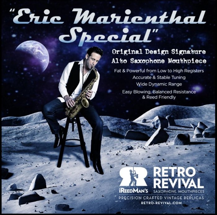 ∮愛友樂器∮ Retro Revival Eric Marienthal Special 薩克斯風中音吹嘴