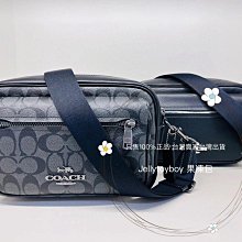 現貨接 折扣款 新款 很好看 Elias CROSSBODY全新正品 COACH CJ510 mj相機包 郵差包 斜背包 記者包