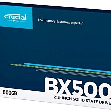 美光 MICRON CRUCIAL BX500 2.5吋 內接式硬碟 固態硬碟 SATA3 SSD 500GB 500G