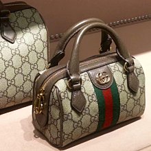 Gucci 813375764 OPHIDIA SUPER MINI BAG新款迷你波士頓手提肩背包 現貨