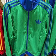 南🔥2022 12月 ADIDAS ADICOLOR 運動外套 立領 麂皮LOGO 三葉草 男款 綠藍 IB3426