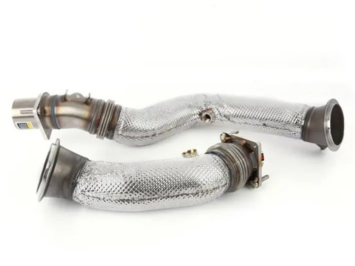 【樂駒】Akrapovic 蠍子 BMW F82 F83 M4 catless Downpipe 當派 直通 改裝 底盤