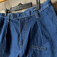 Retro CLUB【一元起標】【二手】英國品牌 E.TAUTZ 藍色 牛仔短褲 工作短褲 美式風格 棄 S24009