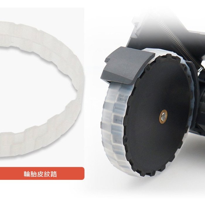 促銷 小米掃地機適用 (4入)輪胎皮 防滑/防磨損 輪胎保護皮 小米米家/石頭/小瓦/1C/掃拖一體