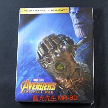 [藍光先生UHD] 復仇者聯盟3：無限之戰 UHD+BD 雙碟鐵盒版 Avengers：Infinity War