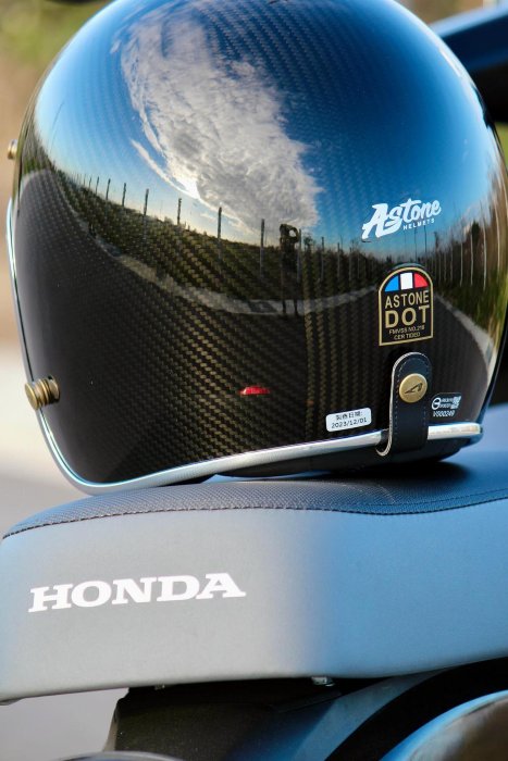伊摩多※法國Astone 經典復古帽 碳纖維材質 SP6 VV101彩繪。透明碳纖 半罩 3/4罩 安全帽 雙D扣