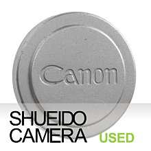 集英堂写真機【全國免運】良品 CANON 42mm 早期金屬鏡頭前蓋 銀 LTM L39 LEICA 20265