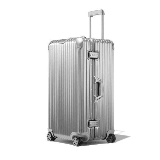 【二手】德國正品 Rimowa ORIGINAL Trunk Plus 31吋 大型行李箱 黑色/銀色 92580014