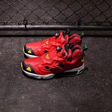 5折現南◇ Reebok Pump Fury 充氣 法拉利 賽車 黑紅 紅黑 馬賽克 紅黃 V53307