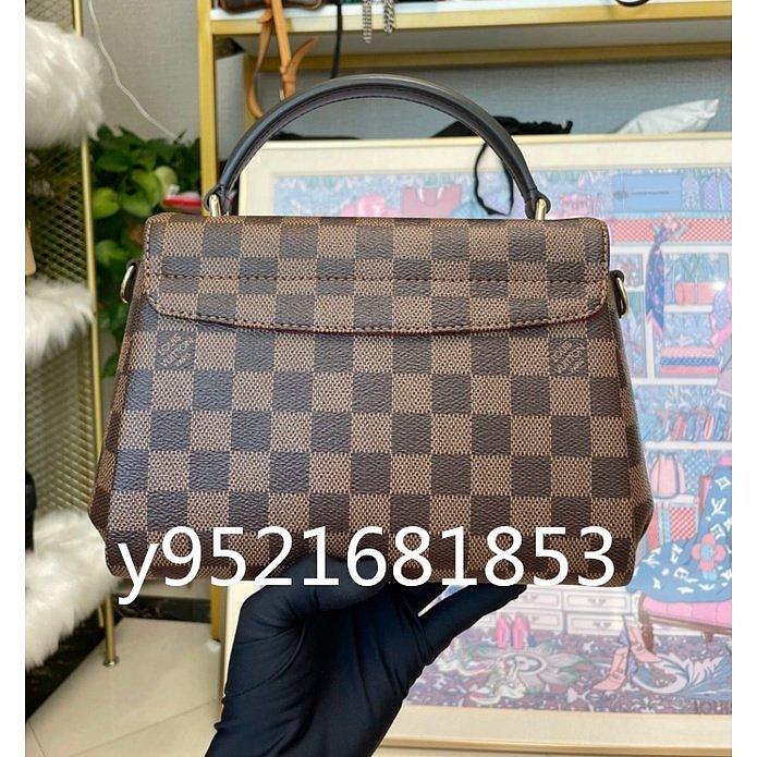 二手正品 LV 路易威登 CROISETTE 棋盤格 流蘇包 郵差包 單肩包 斜挎包 N53000 手提包