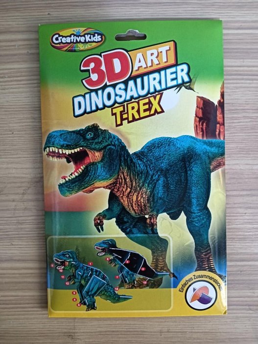 【咿呀二手館】-全新品-3D恐龍拼接拼圖、3D拼圖、恐龍拼圖、益智遊戲、動手玩具、恐龍玩具、拼圖
