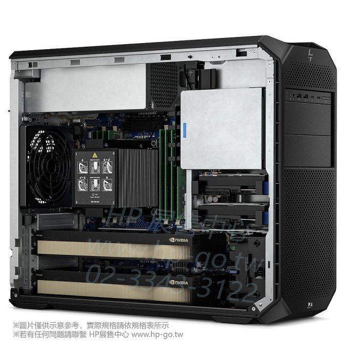 【HP展售中心】Z4G5【8F178PA】W3-2423/16G ECC/512G/1125W/DVD/Win11Pro【現貨】