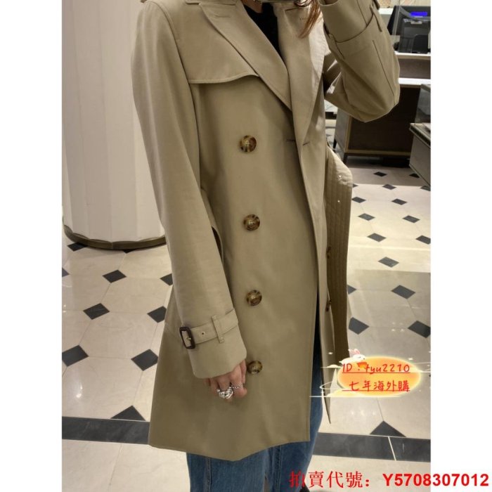 『全新正版』新品 Burberry 博柏利 Islington 80279471 經典風衣 防水外套 女生衣服