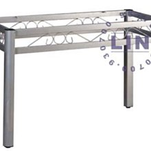 【品特優家具倉儲】P165-35桌腳富貴角管電鍍餐桌腳