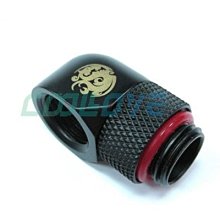 小白的生活工場*Bitspower (BP-CB90R) G1/4" 碳黑 90度 旋轉轉接座