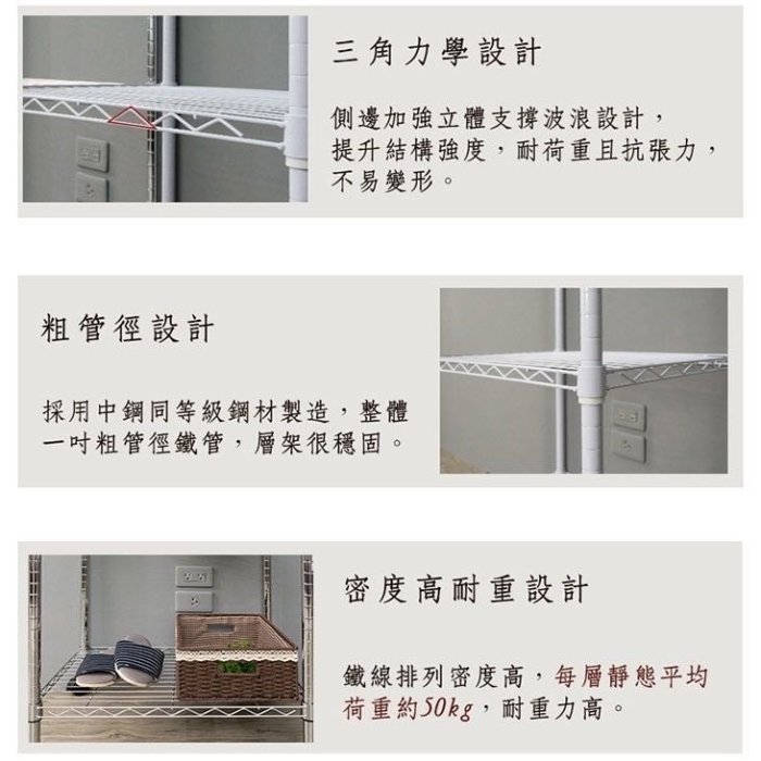 [tidy house]免運費 輕型70x45x210cm三層雙桿烤漆白衣櫥衣櫃衣架置物架SX18283210LWH2