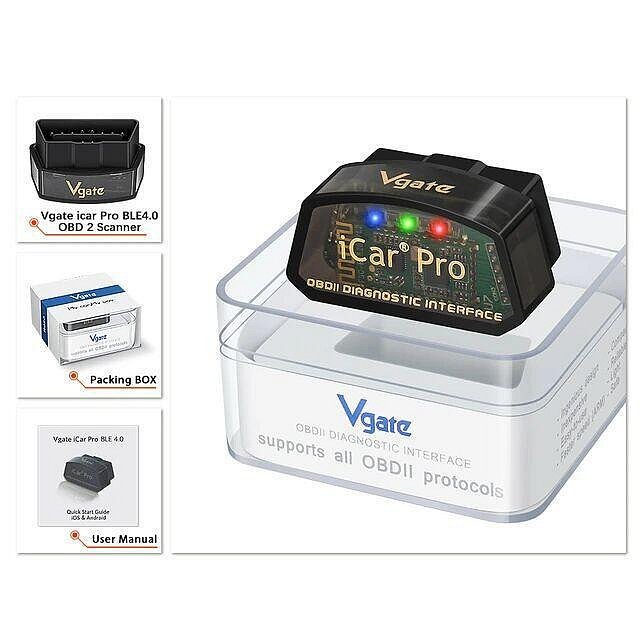 現貨：Vgate car pro4.0 OBD ELM327 BT4.0汽車故障檢測儀診斷手機軟體