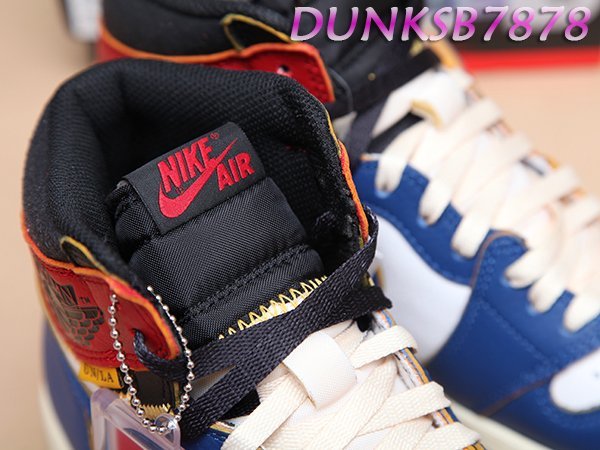 NIKE AIR JORDAN 1 HI OG UN UNION 藍頭LA 店舖限定色BV1300-146