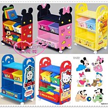 小花花日本精品♥ Hello  Kitty  米奇 萬用多功能三層收納櫃/玩具收納  鞋架12023400