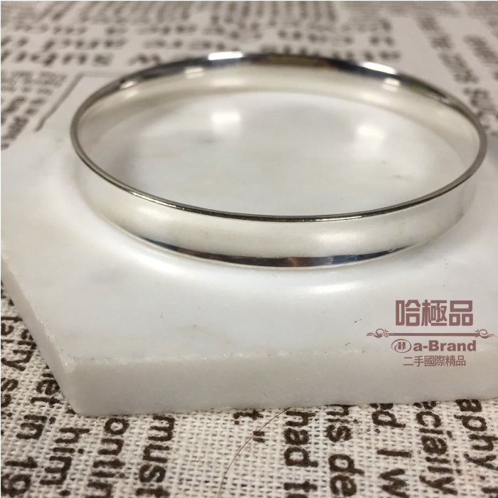 【哈極品】美品《Tiffany&Co. 新款925純銀1837手環/手鐲》